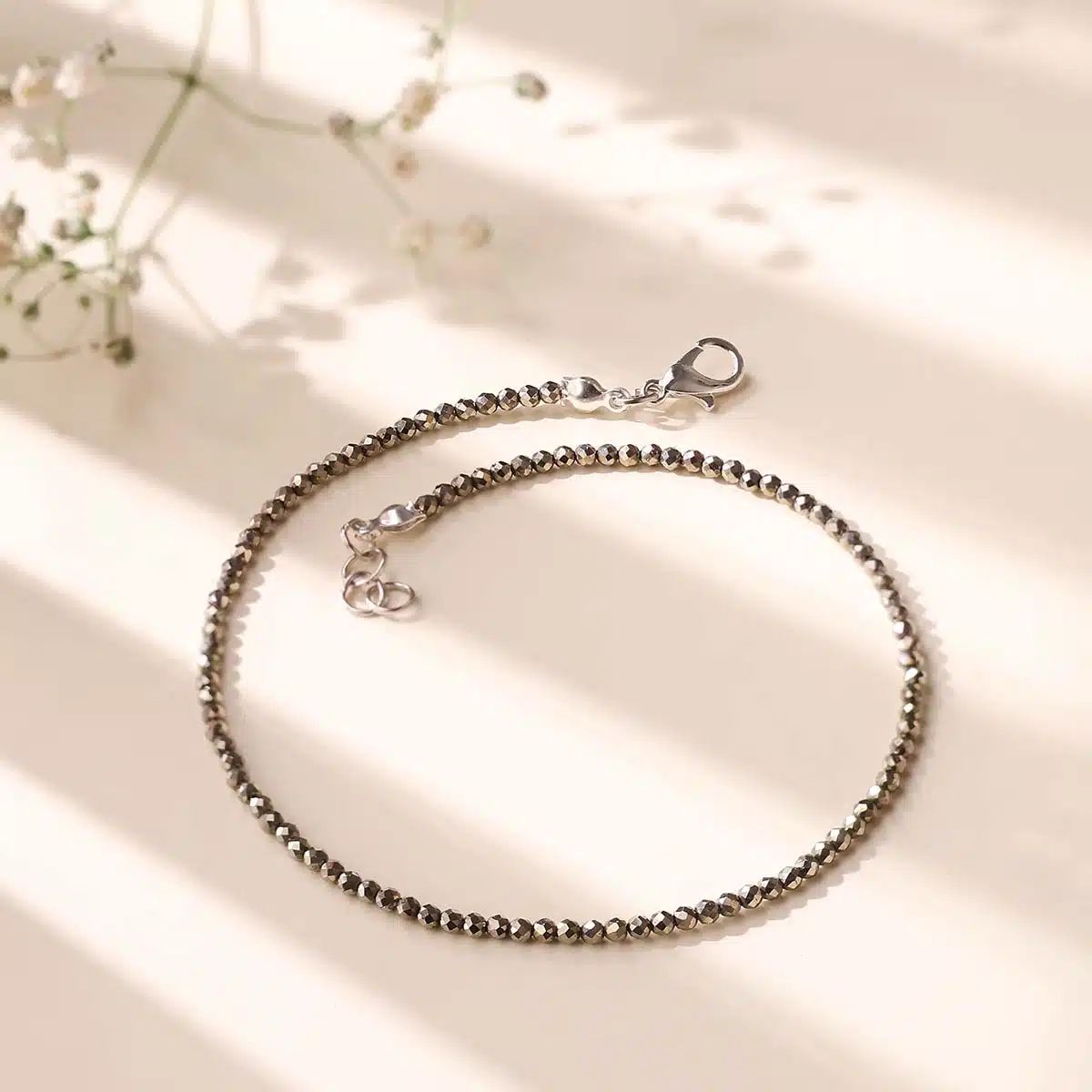 Pyrite Anklet