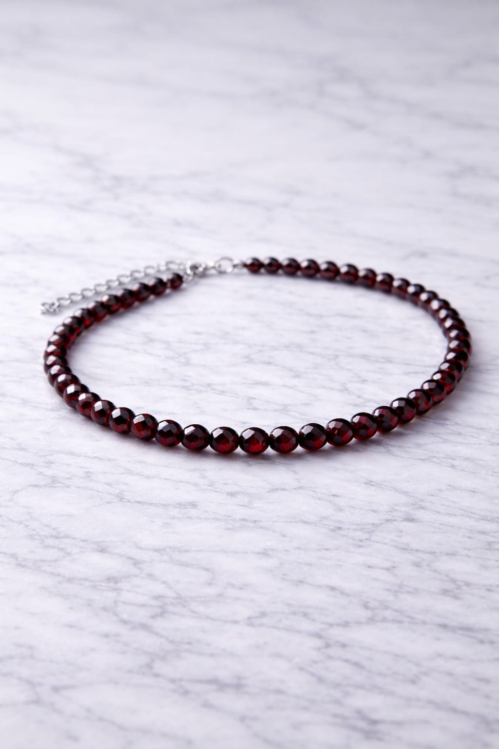 Garnet Anklet