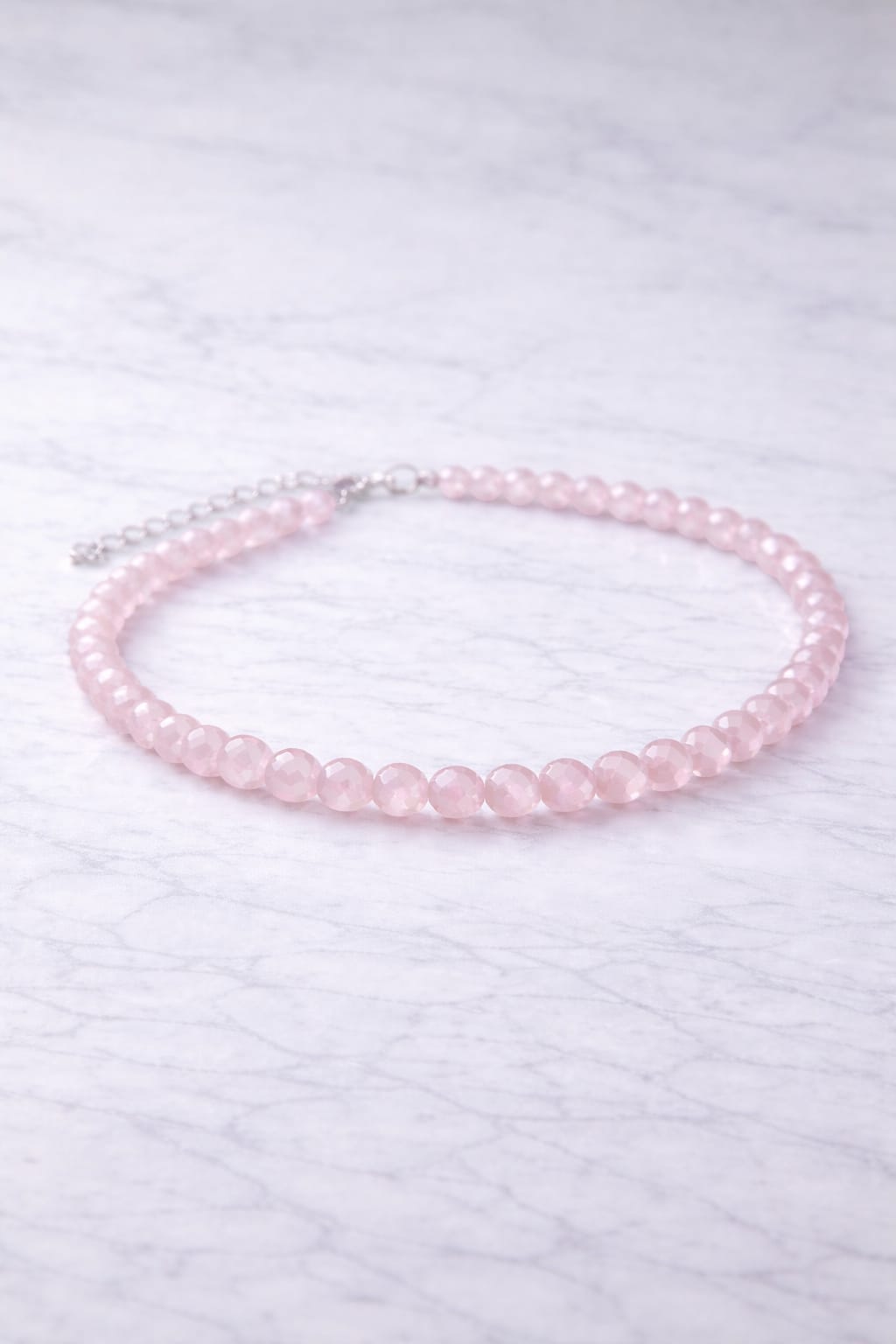 Rose Quartz Anklet